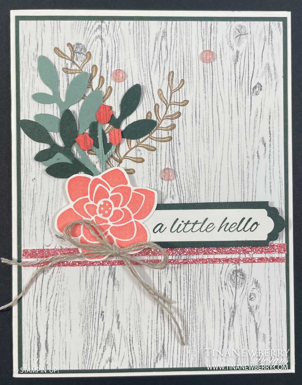 A Little Hello Quick & Easy Card