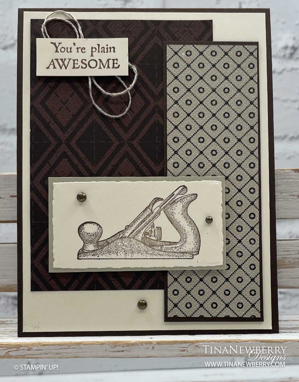 You're Plain Awesome Masculine Card