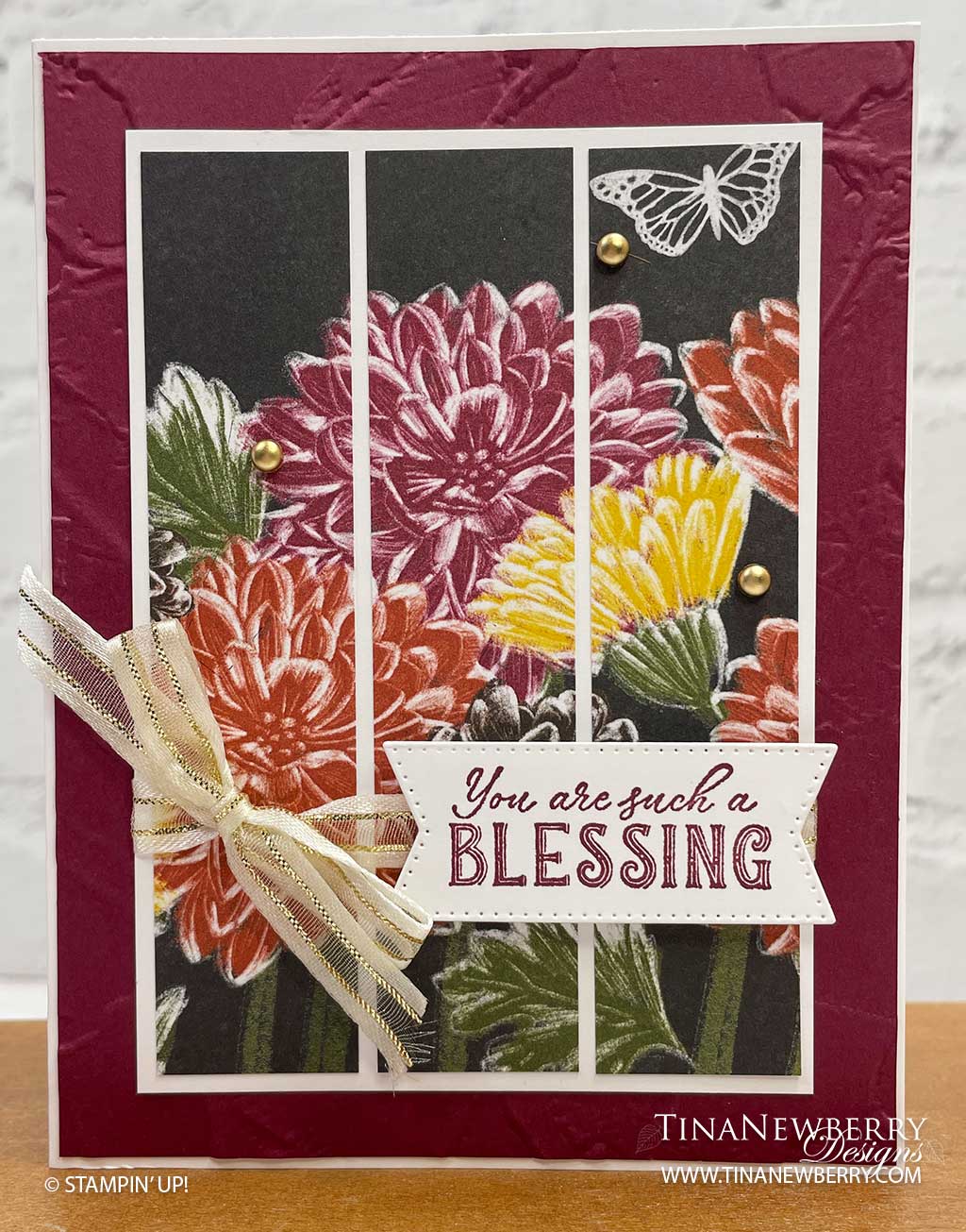 You Are Such A Blessing Fall Greeting Card