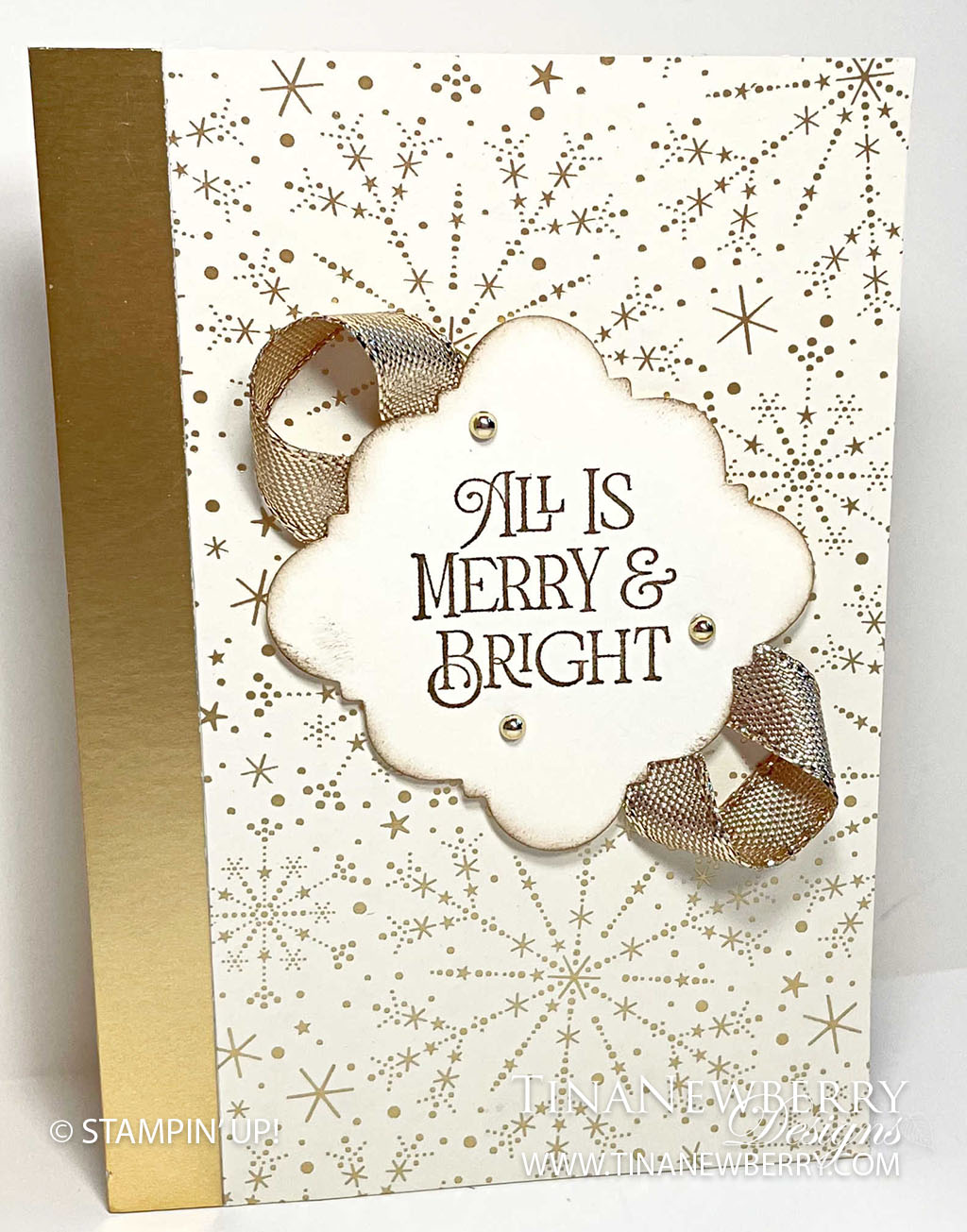 Quick & Easy Christmas Note Card #2
