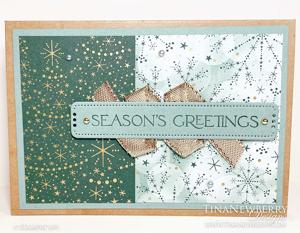Quick & Easy Christmas Note Card #3