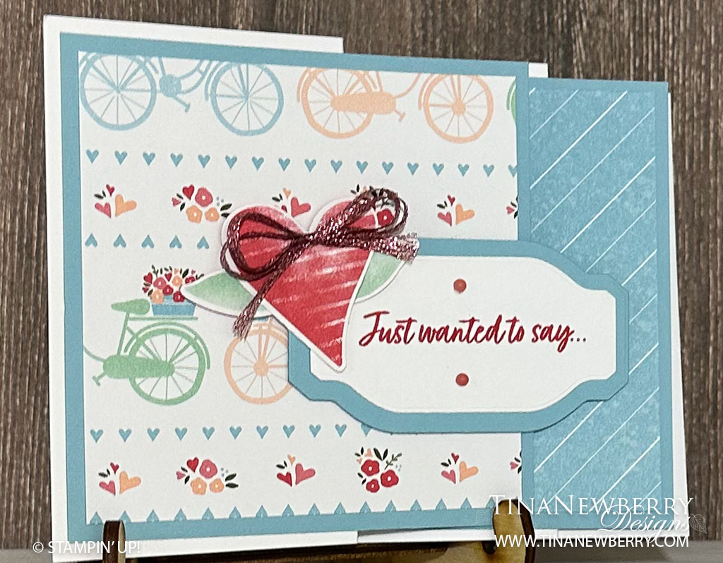 Send Well Wishes with a Handmade Fun Fold  Card
