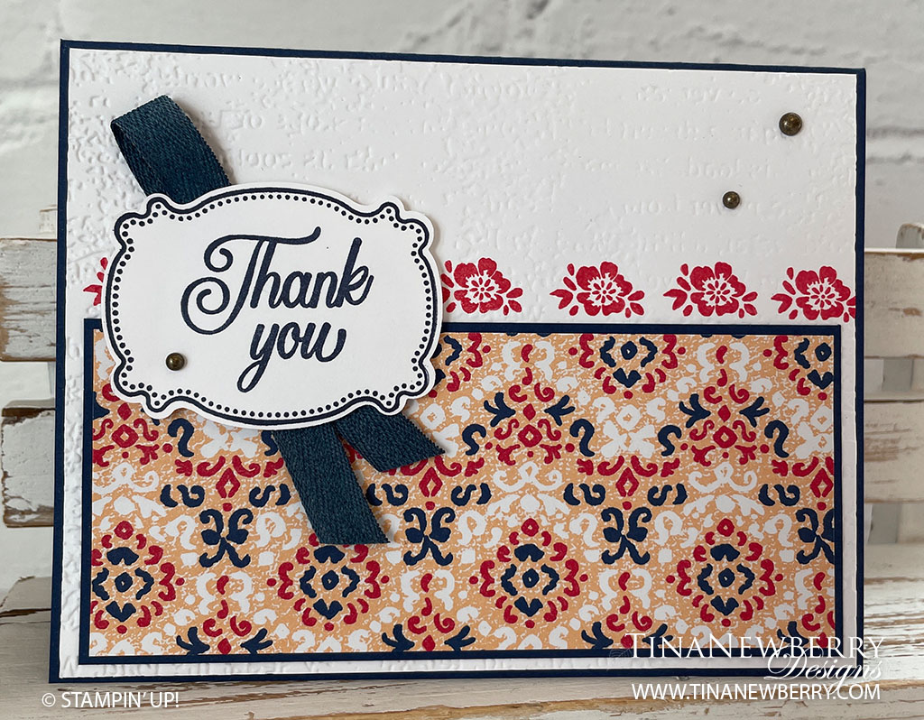 A Quick And Easy Thank You Card