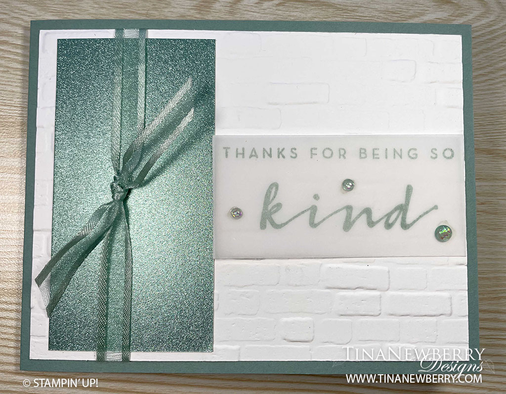 10-Minute Embossed Thank You Card