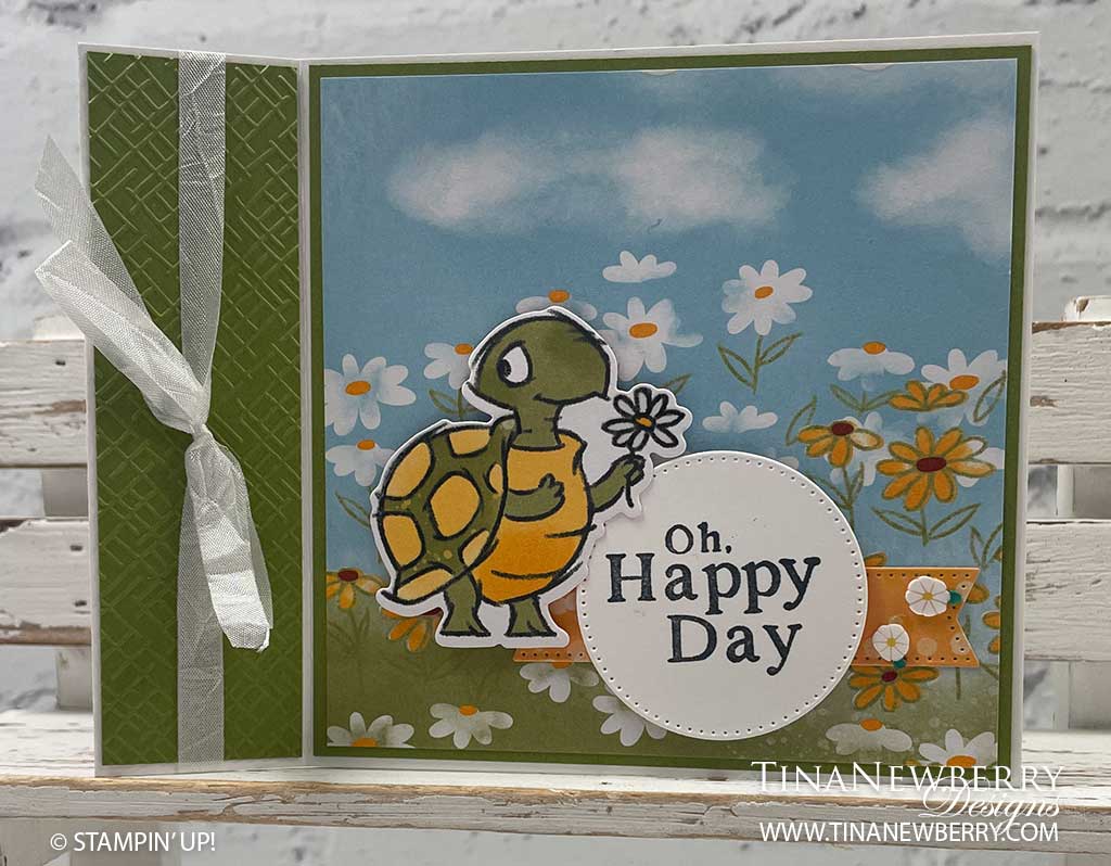 Oh, Happy Turtle! A Book Fold Card